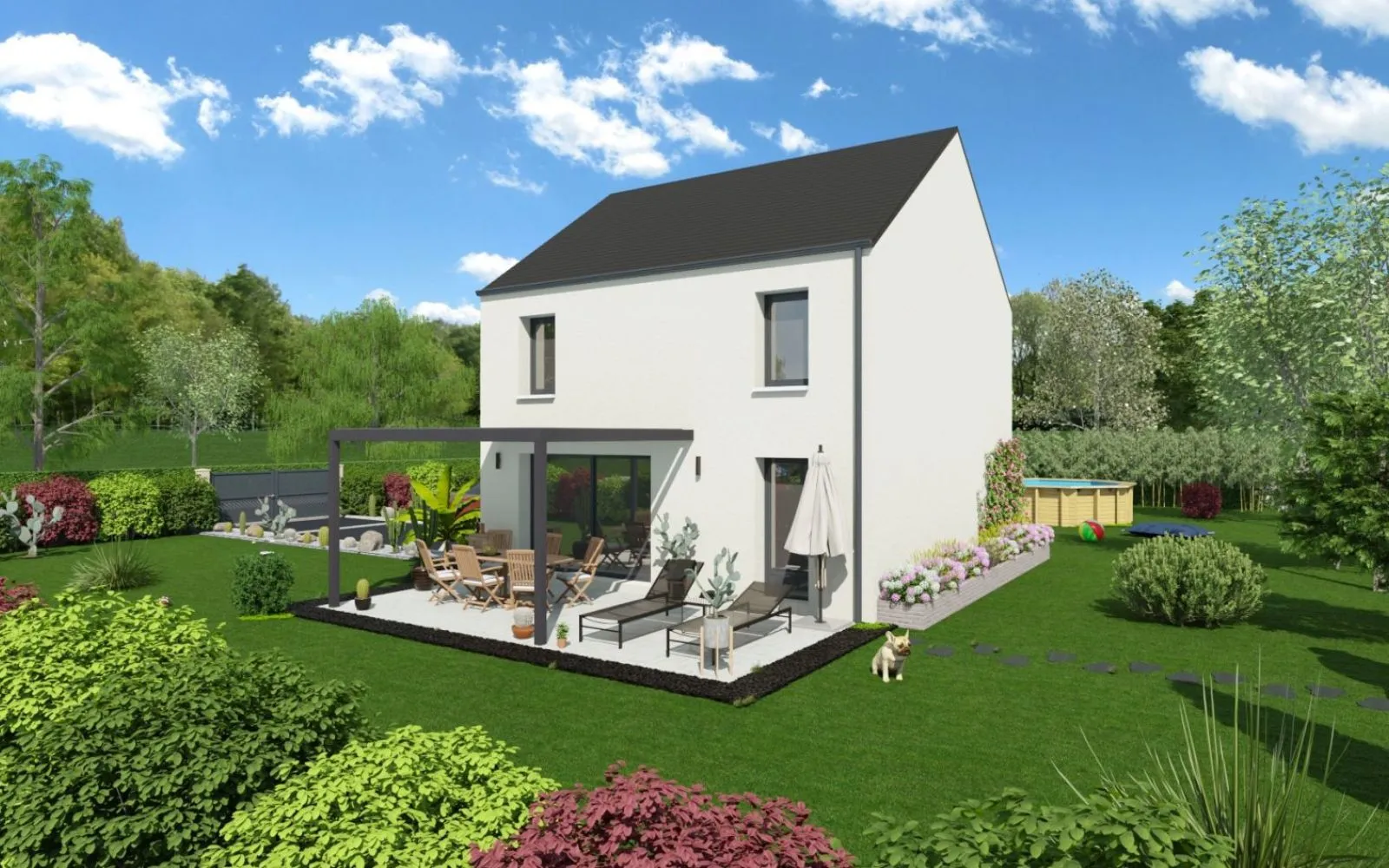Projet de construction d'une maison 92.62 m² avec terrain à MOULT (14) à Moult — photo 2