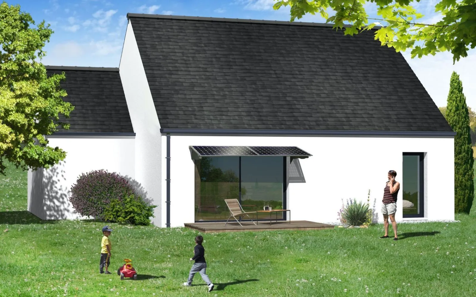 Projet de construction d'une maison 80.07 m² avec terrain à MOULT (14) à Moult — photo 1
