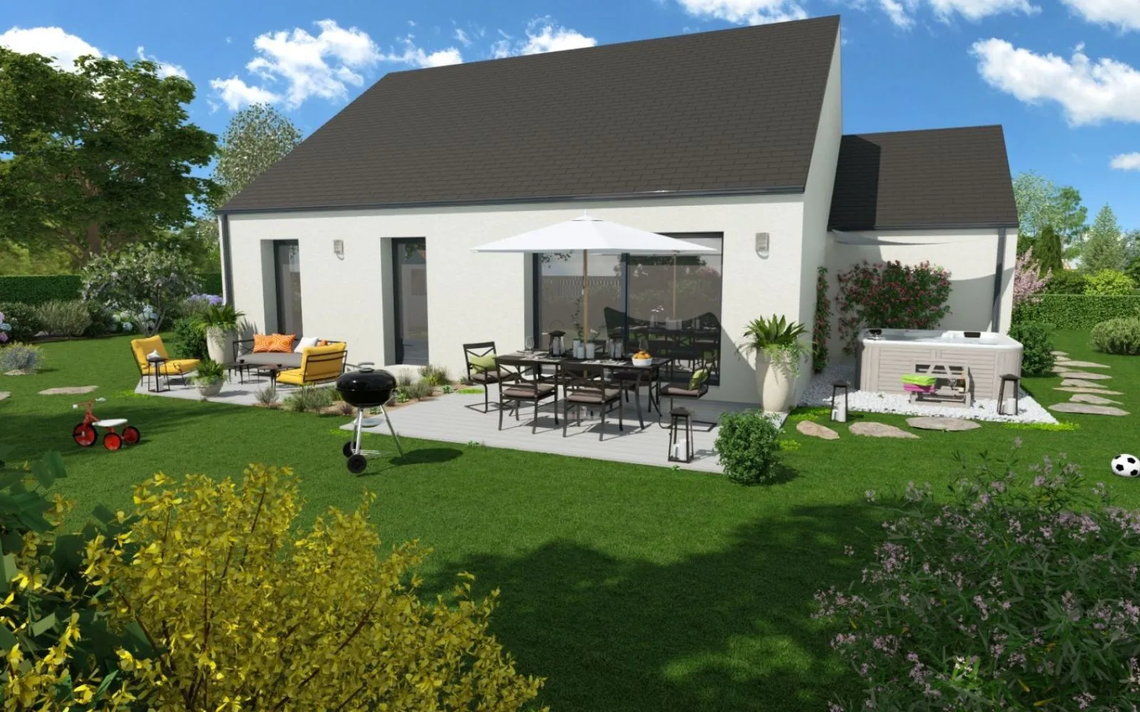 Projet de construction d'une maison 89.33 m² avec terrain à MOULT (14) à Moult — photo 2