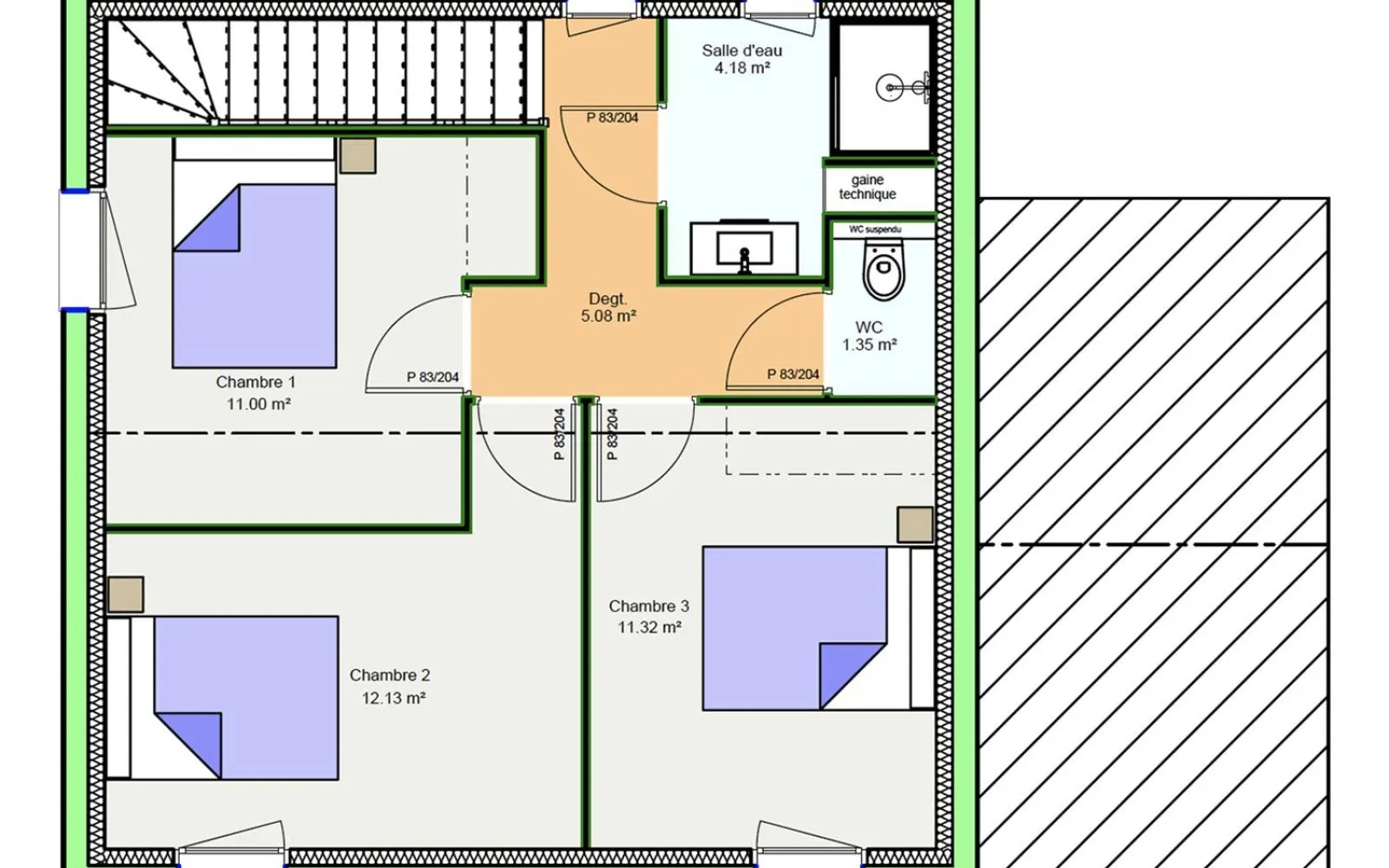 Projet de construction d'une maison 92.62 m² avec terrain à MOULT (14) à Moult — photo 12