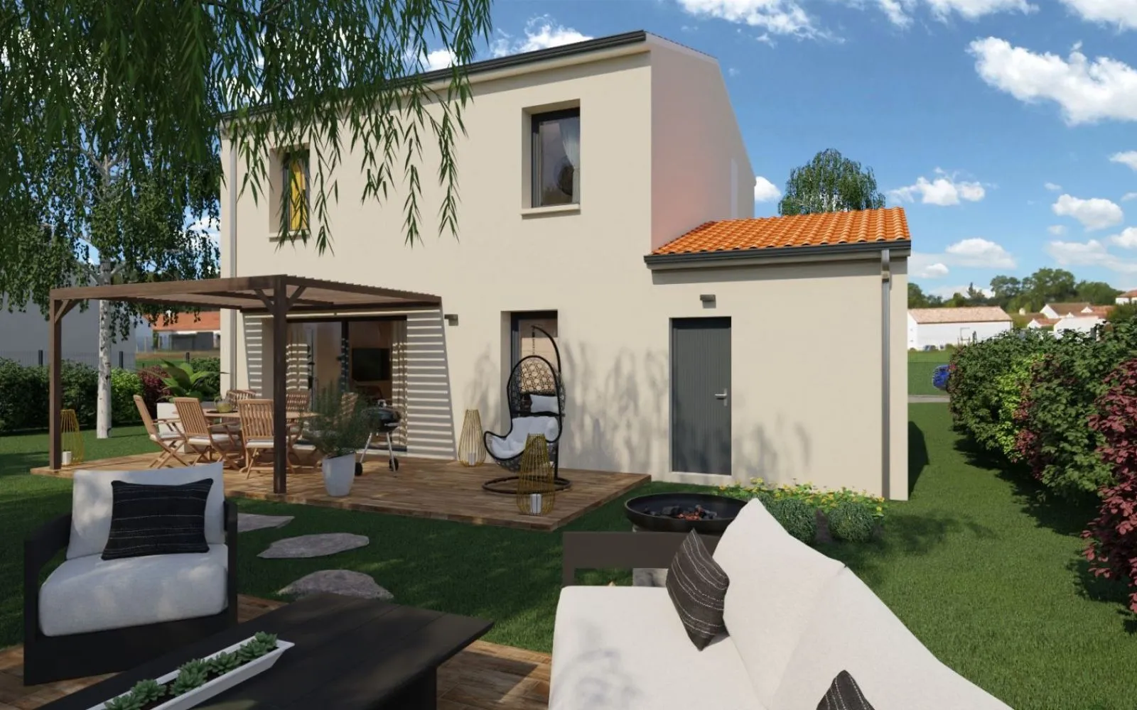 Projet de construction d'une maison 90 m² avec terrain à LE CHEIX (63) à Le Cheix-sur-Morge — photo 1