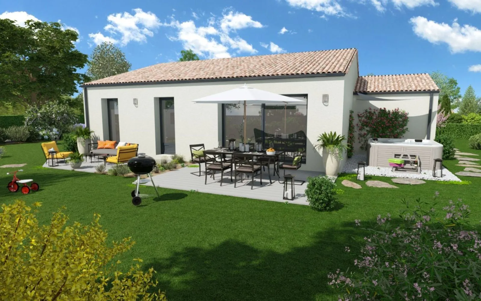 Projet de construction d'une maison 89.33 m² avec terrain à SAINT-JEAN-D'HEURS (63) à Saint-Jean-d'Heurs — photo 2