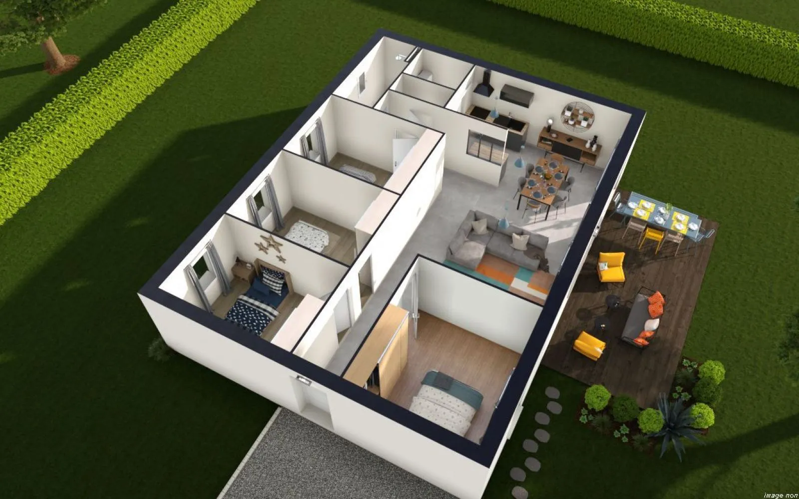 Projet de construction d'une maison 94.35 m² avec terrain à COUDES (63) à Coudes — photo 3