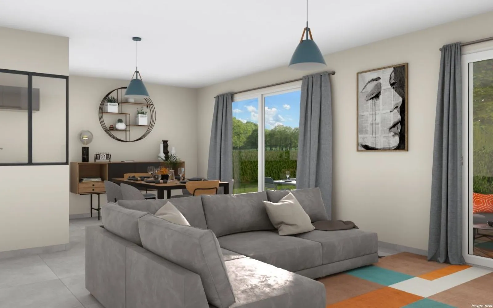 Projet de construction d'une maison 94.35 m² avec terrain à COUDES (63) à Coudes — photo 4