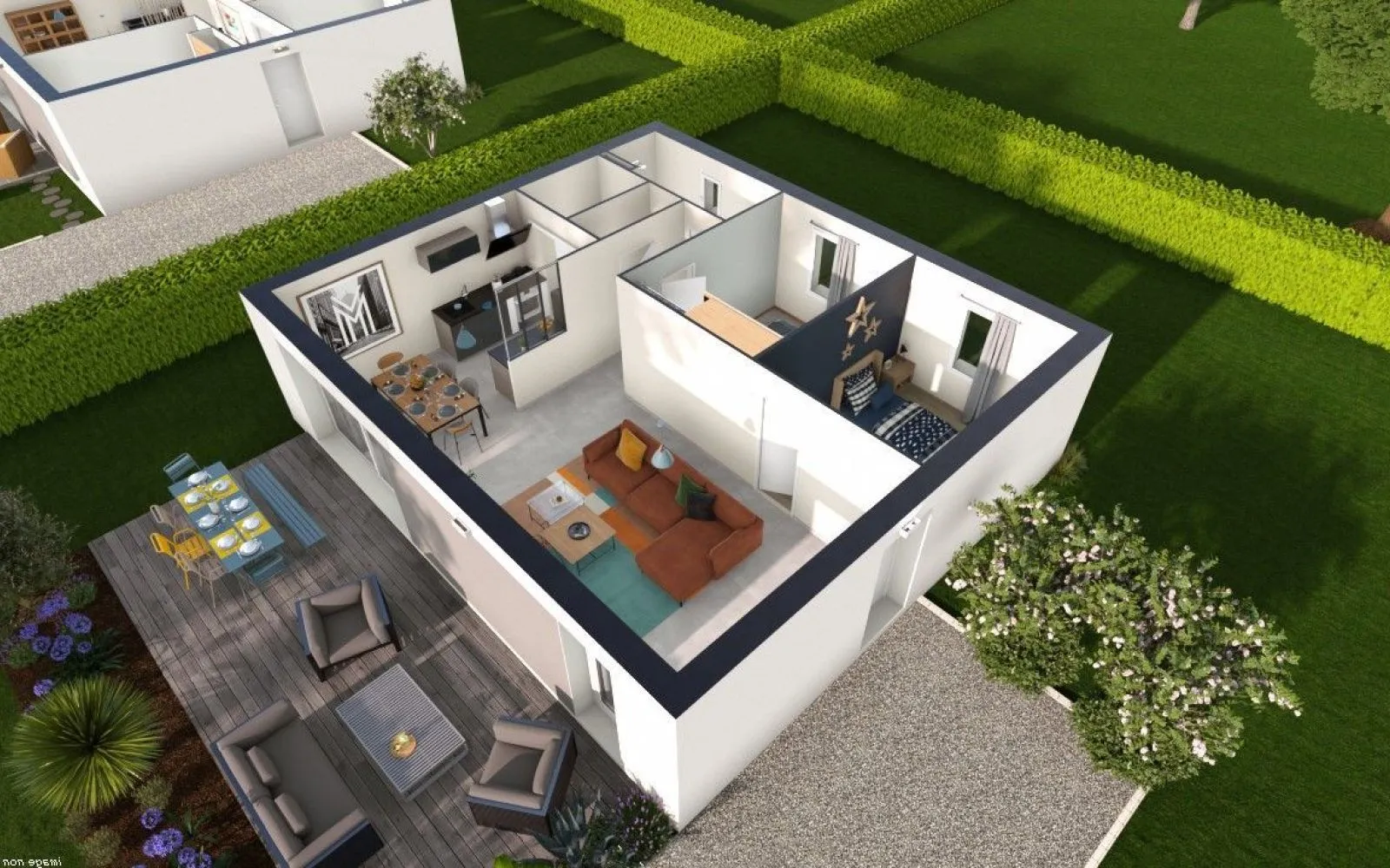 Projet de construction d'une maison 62 m² avec terrain à SAINT-JEAN-D'HEURS (63) à Saint-Jean-d'Heurs — photo 3