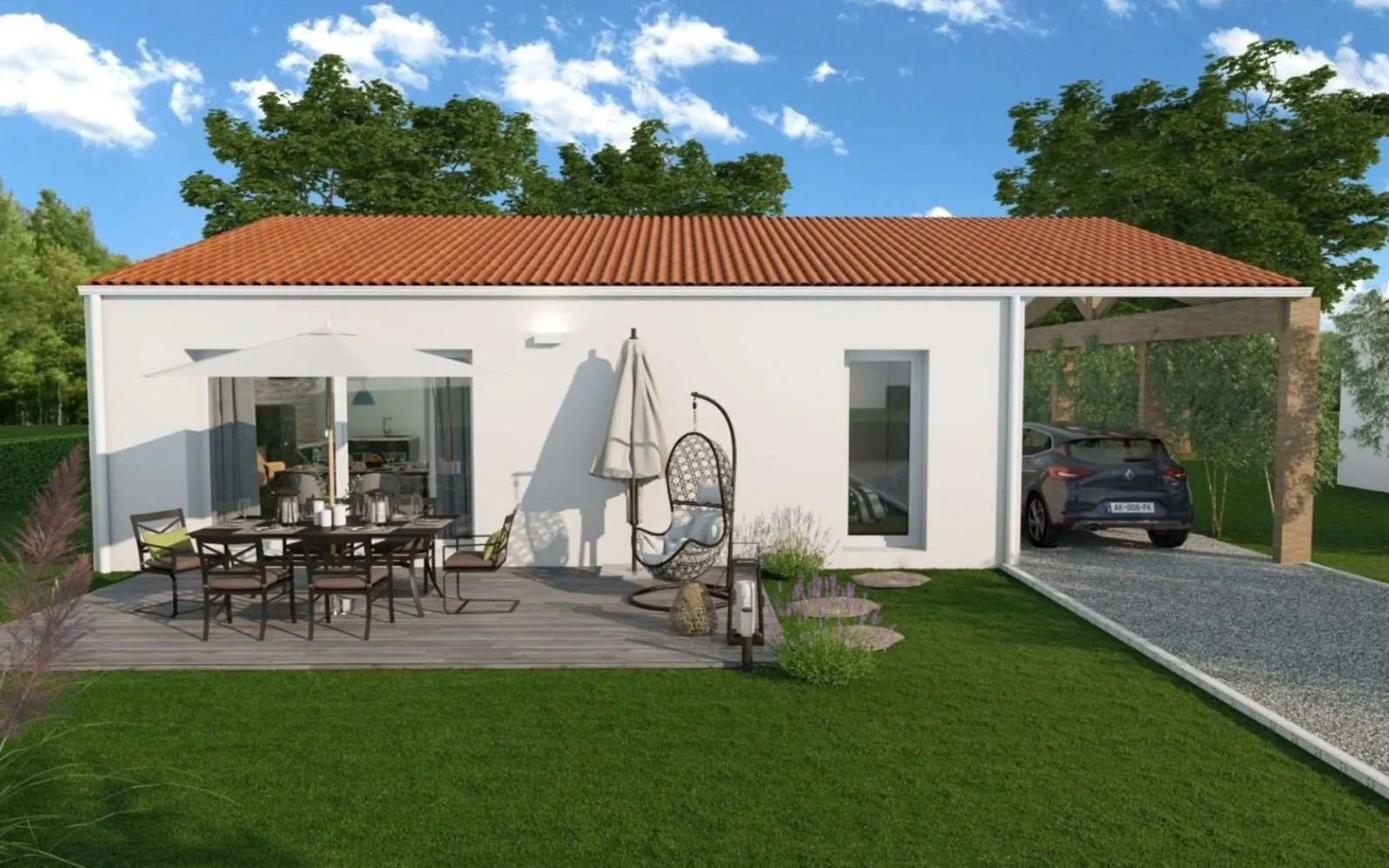 Projet de construction d'une maison 80.07 m² avec terrain à EGLISENEUVE-PRES-BILLOM (63) à Égliseneuve-près-Billom — photo 3