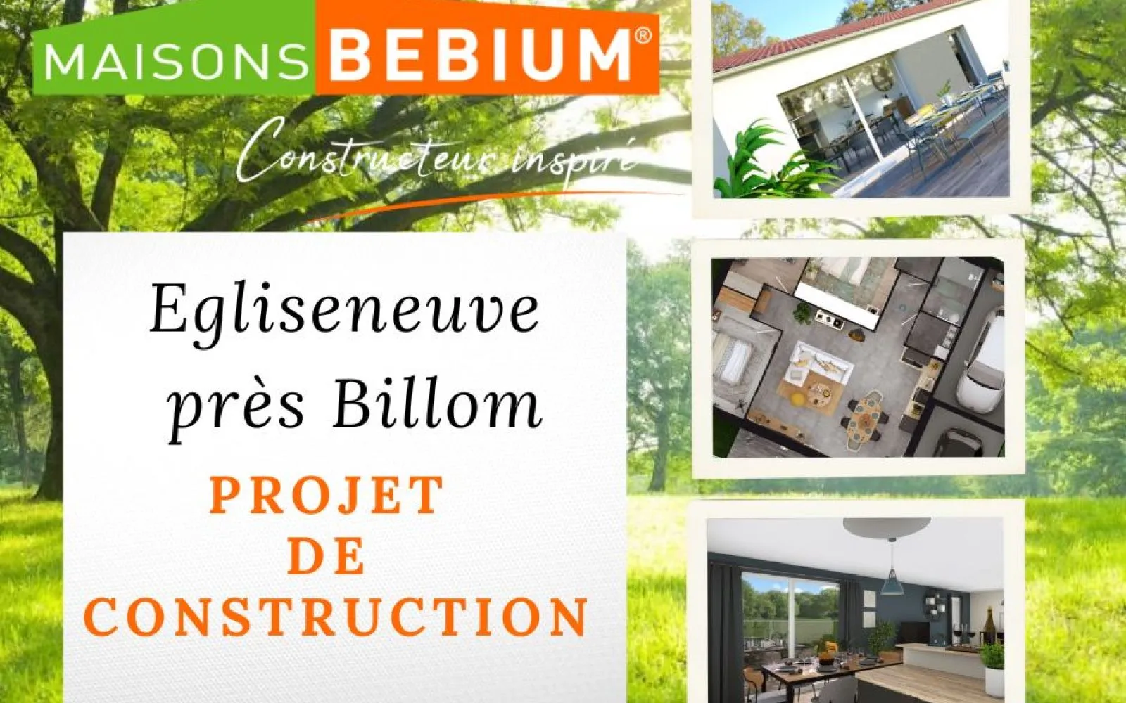 Terrain à bâtir de 805 m² à EGLISENEUVE-PRES-BILLOM (63) à Égliseneuve-près-Billom — photo 1
