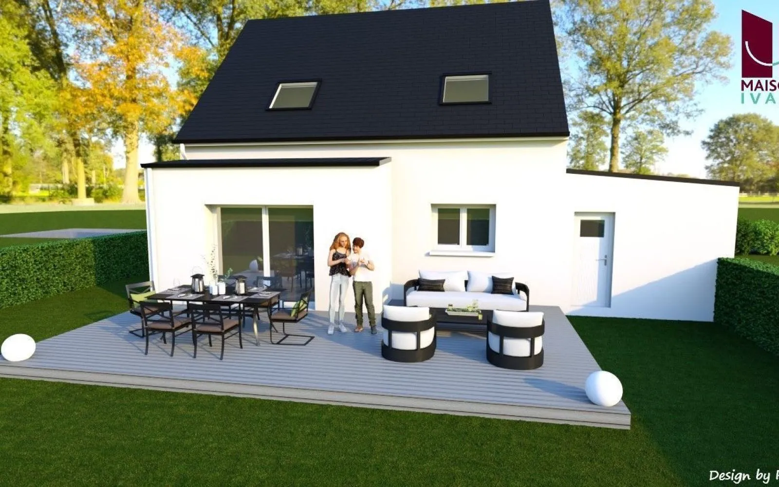 Maison 91.54 m² avec terrain à PLAUDREN (56) à Plaudren — photo 1