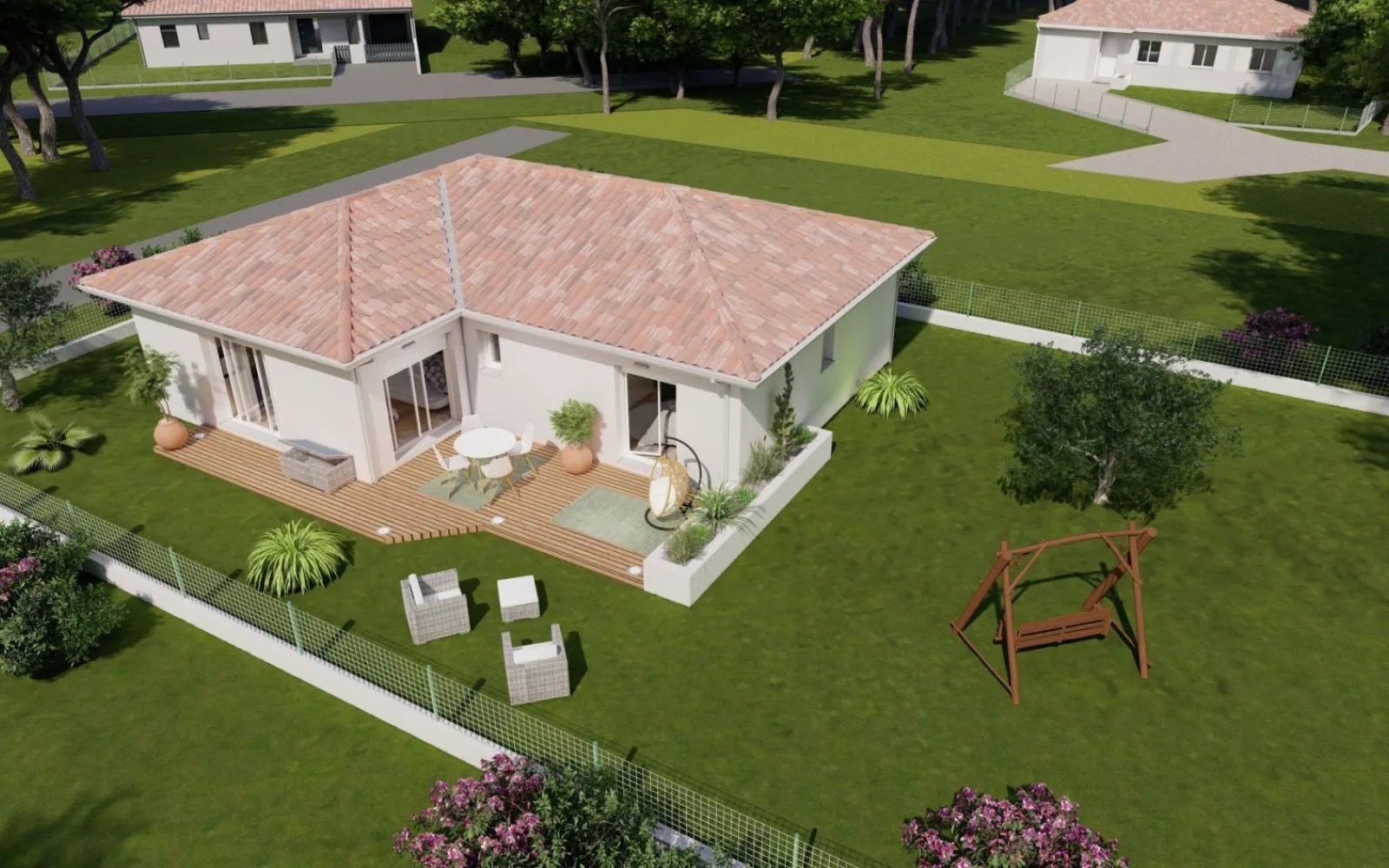 Projet de construction d'une maison 87 m² avec terrain à VILLENEUVE-DE-MARSAN (40) à Villeneuve-de-Marsan — photo 4