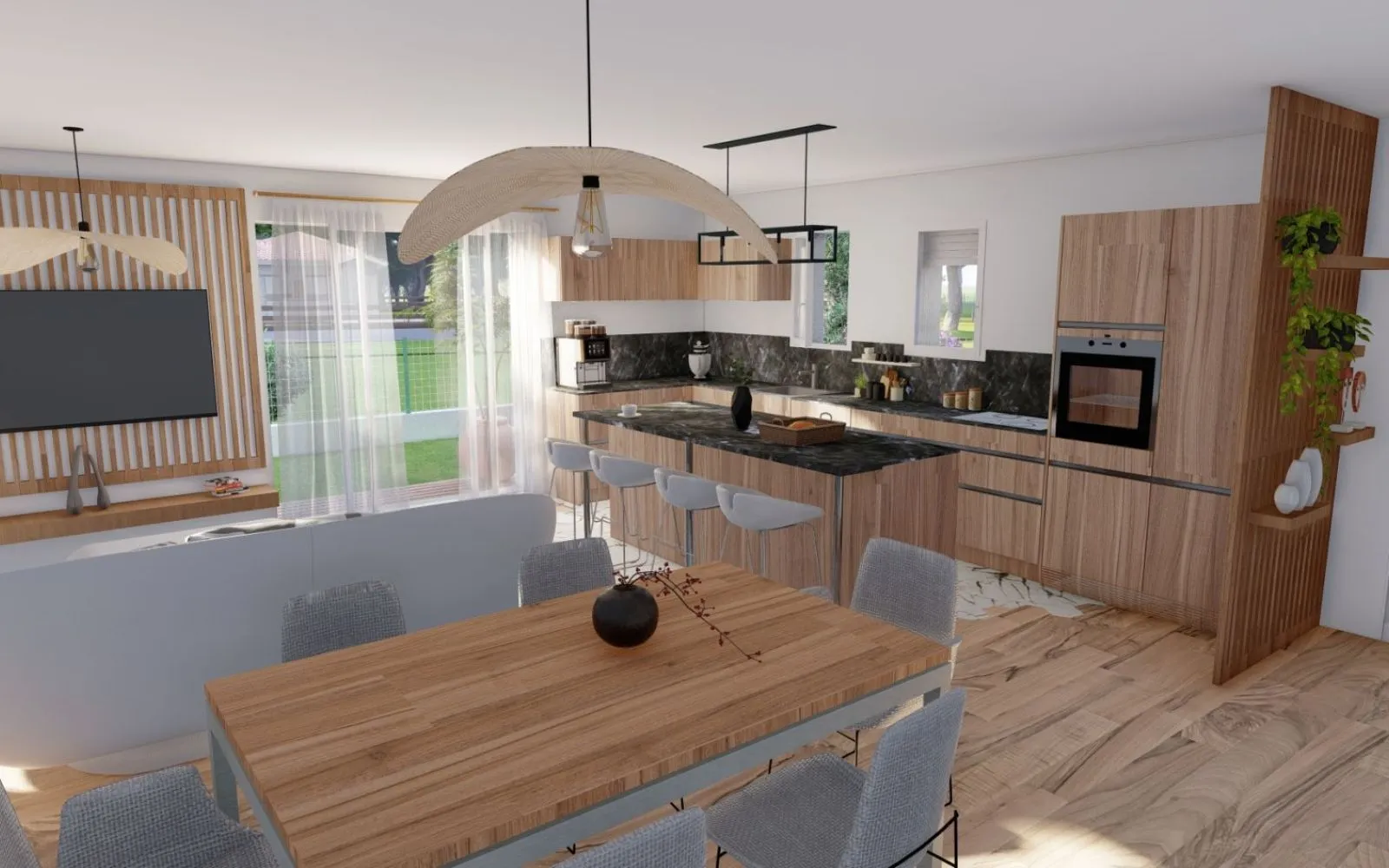 Projet de construction d'une maison 87 m² avec terrain à VILLENEUVE-DE-MARSAN (40) à Villeneuve-de-Marsan — photo 5