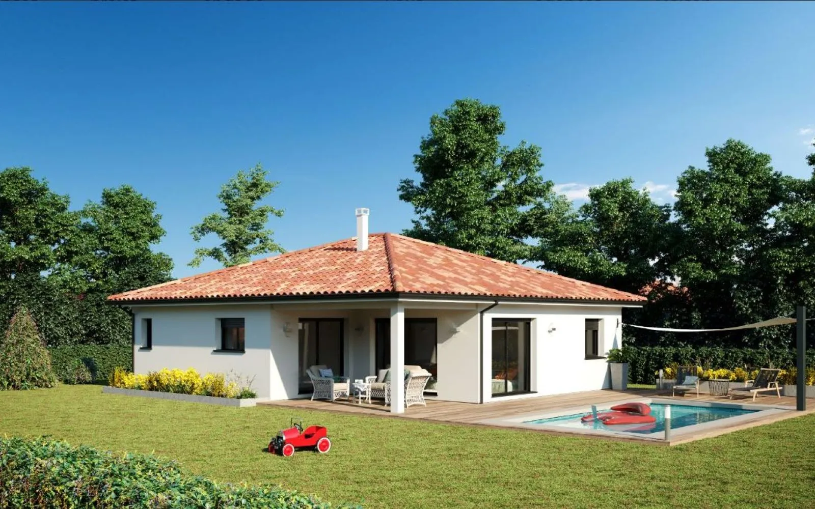 Projet de construction d'une maison 99 m² avec terrain à HAGETMAU (40) à Hagetmau — photo 1