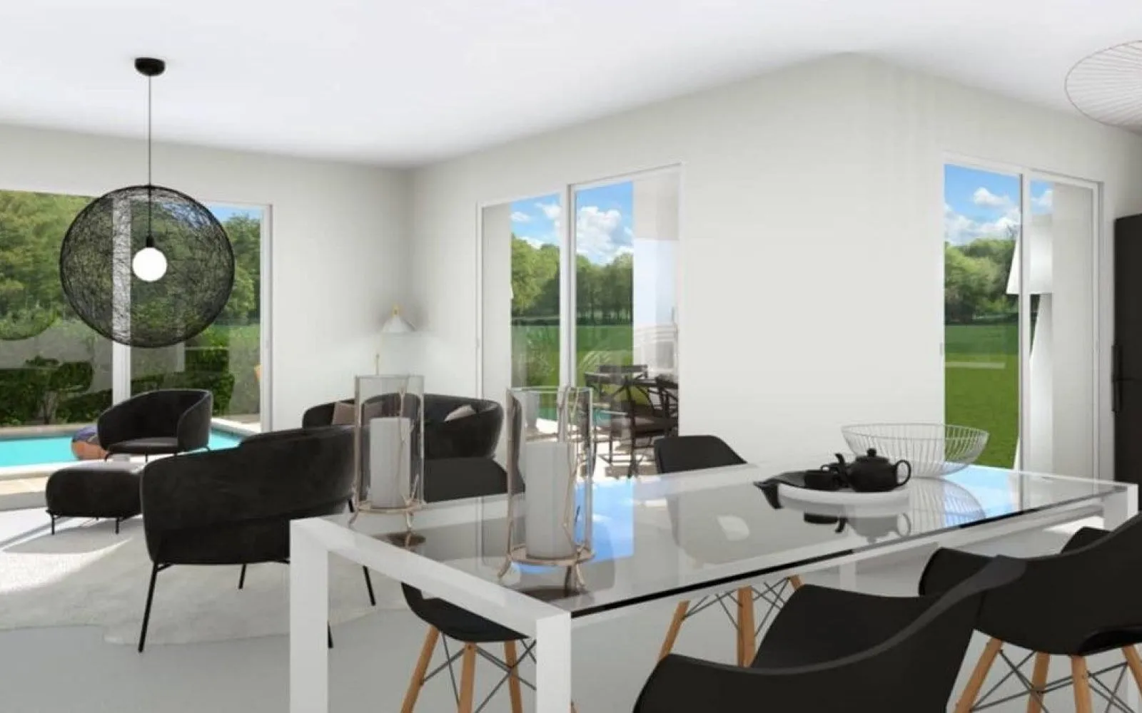 Projet de construction d'une maison 99 m² avec terrain à HAGETMAU (40) à Hagetmau — photo 3