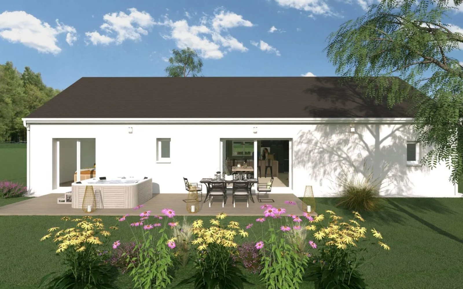 Projet de construction d'une maison 101 m² avec terrain à ESTIVAREILLES (03) à Estivareilles — photo 2