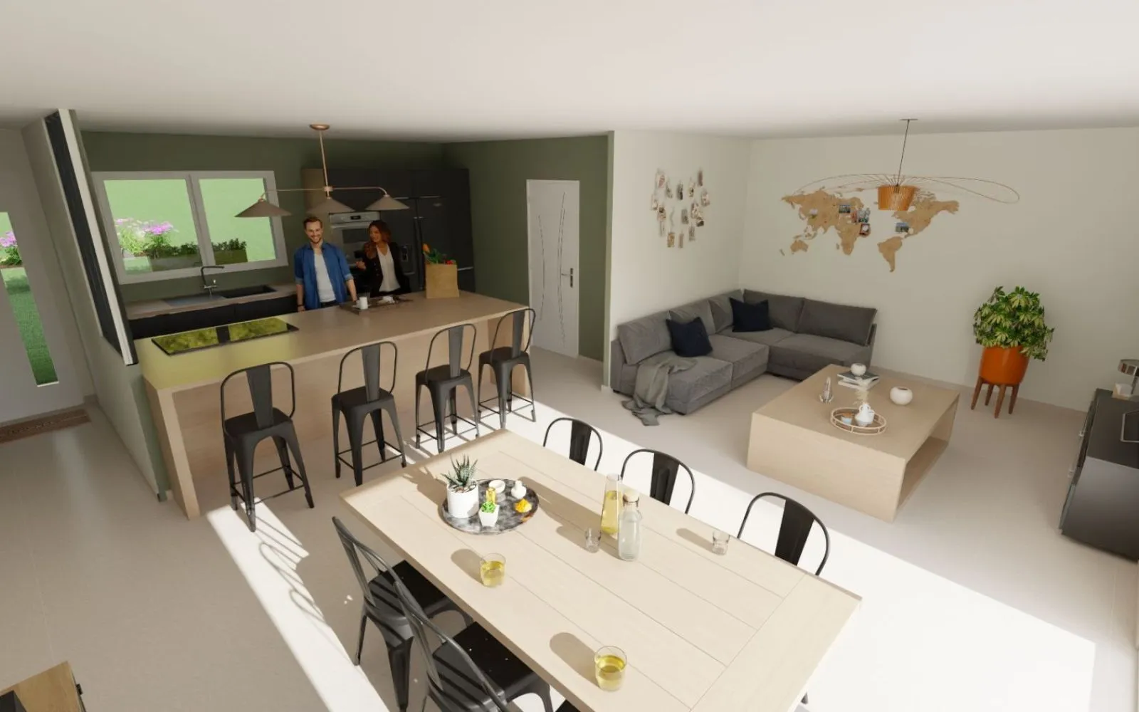 Projet de construction d'une maison 101 m² avec terrain à ESTIVAREILLES (03) à Estivareilles — photo 5