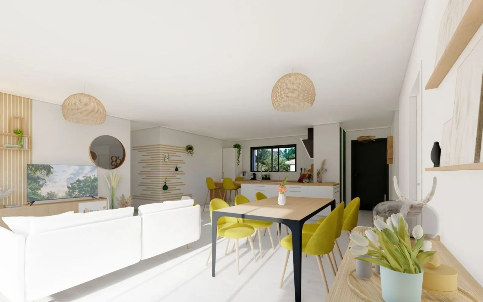 Projet de construction d'une maison de 128 m² avec terrain à ROQUEFORT (40) à Roquefort — photo 3