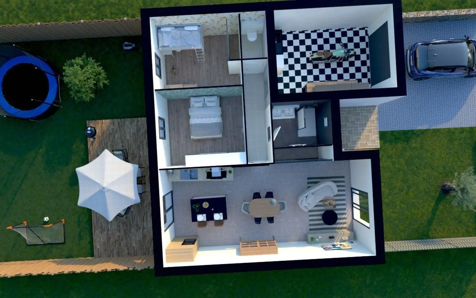 Projet de construction d'une maison 72.82 m² avec terrain à LE FENOUILLER (85) à Le Fenouiller — photo 2