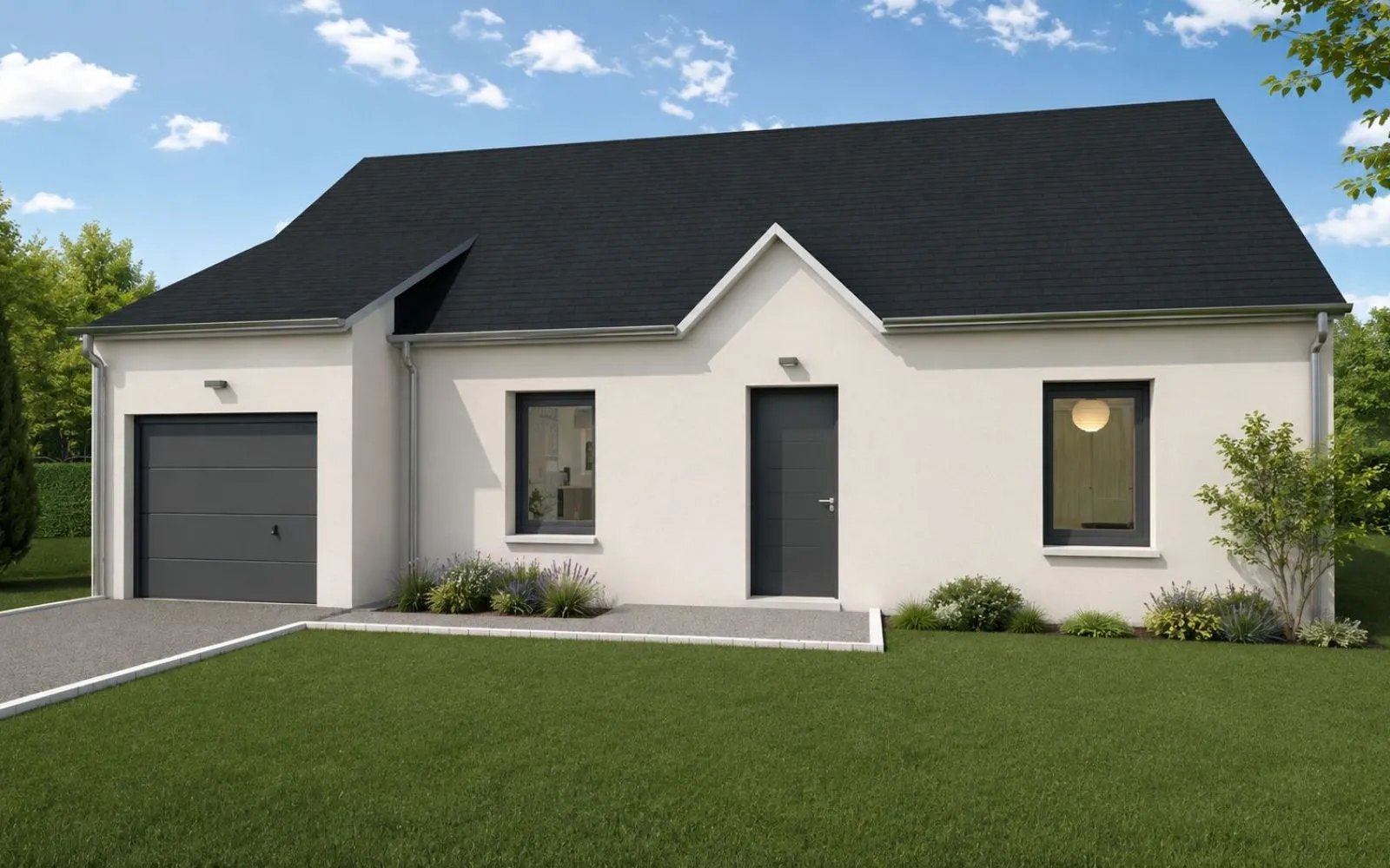 Projet de construction d'une maison 80 m² avec terrain à YEVRES (28) à Yèvres — photo 1