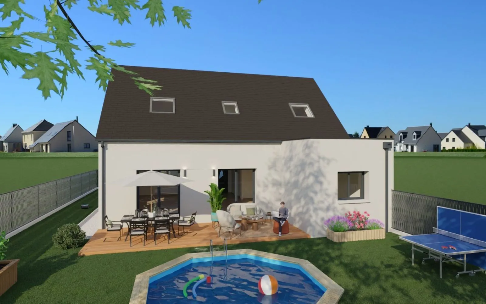 Maison 110 m² avec terrain à LONGUEAU (80) à Longueau — photo 2