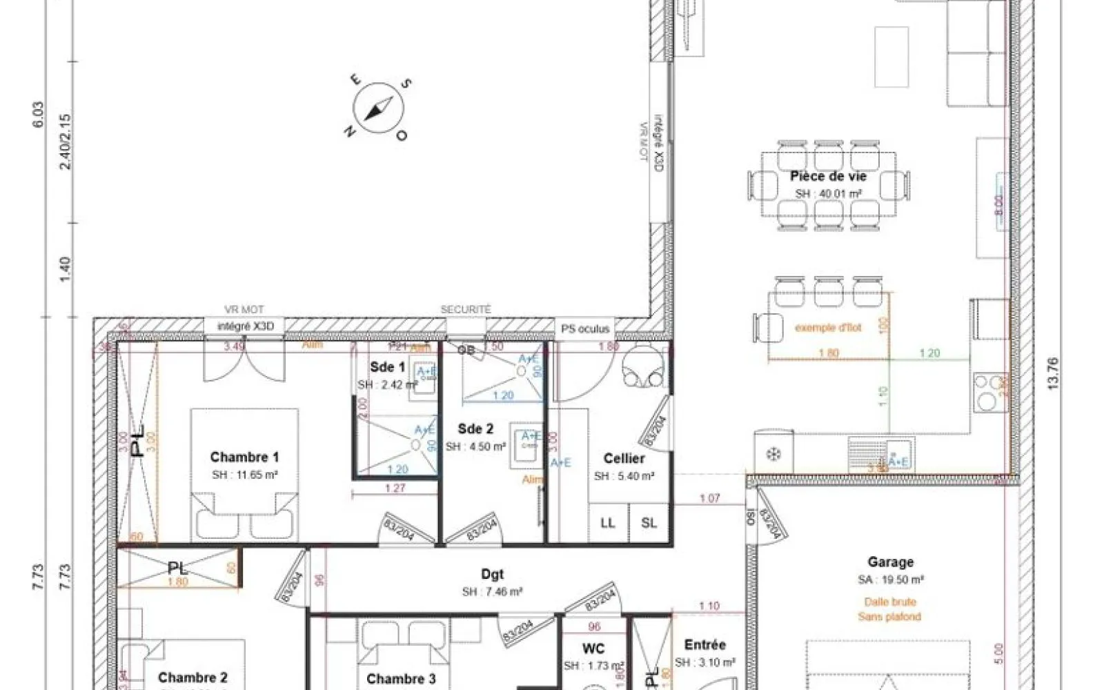 Projet de construction d'une maison 98 m² avec terrain à PONS (17) à Pons — photo 7