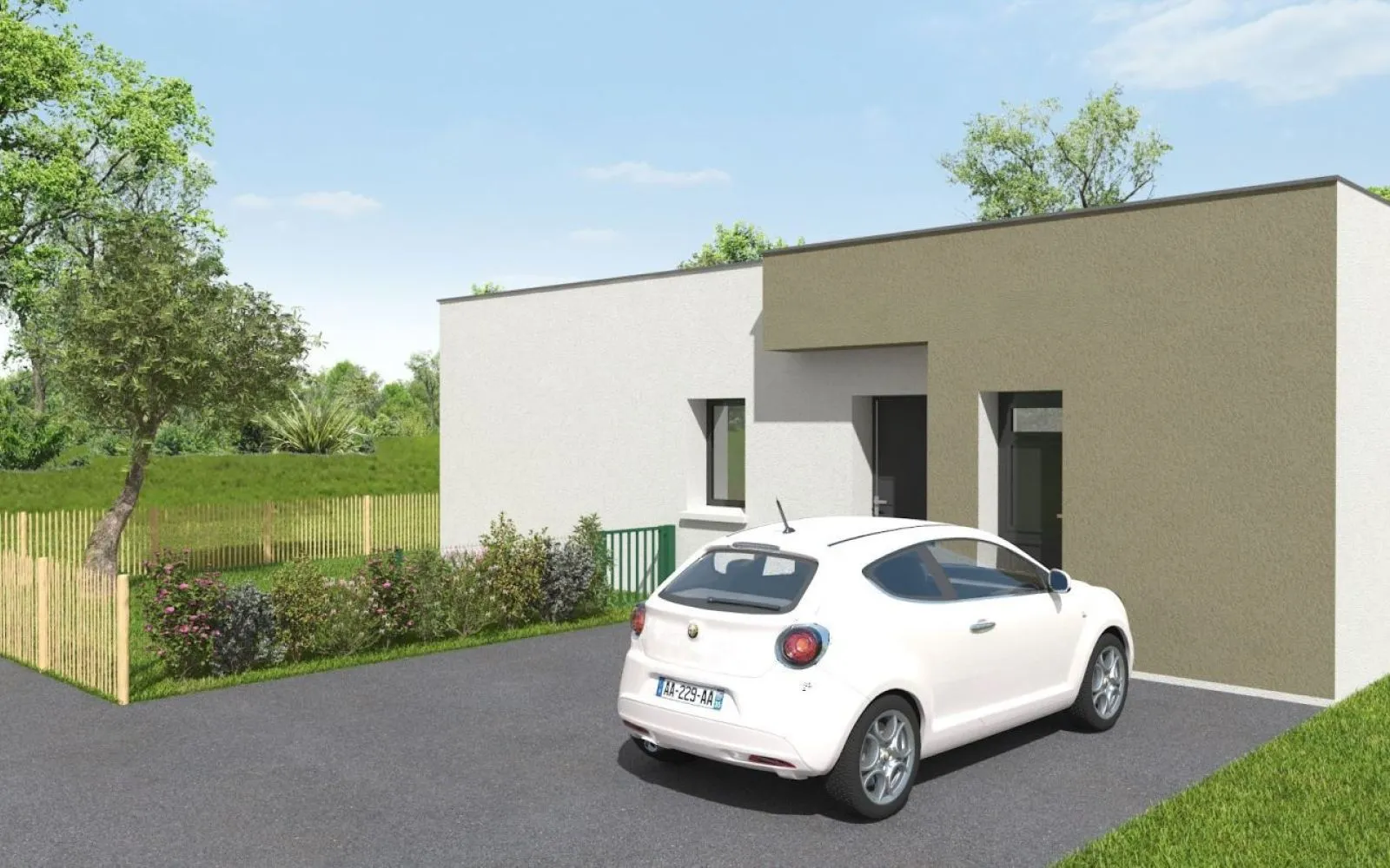 Projet de construction d'une maison 100 m² avec terrain à SAINT-CYR-LE-GRAVELAIS (53) à Saint-Cyr-le-Gravelais — photo 2