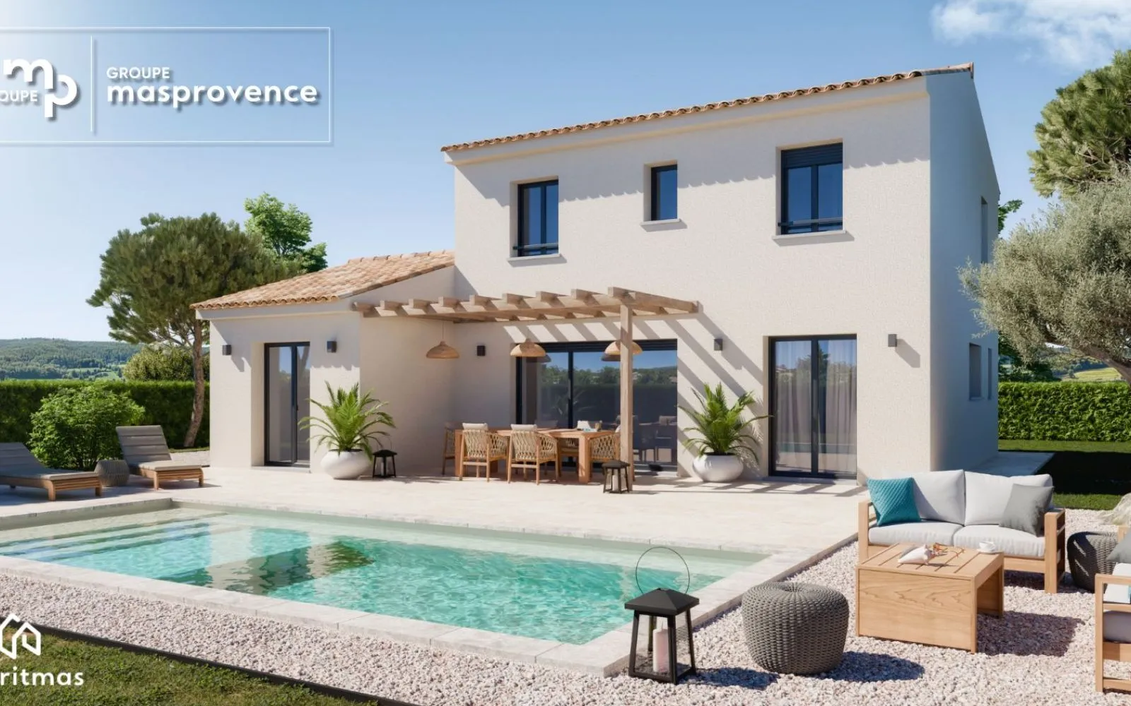 Projet de construction d'une maison 85 m² avec terrain à LOUPIAN (34) à Loupian — photo 1