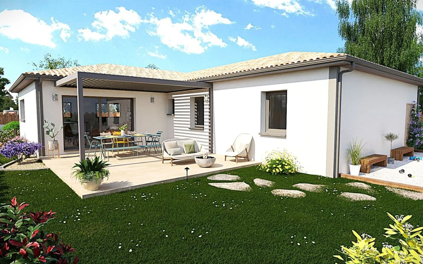Projet de construction d'une maison 125 m² avec terrain à SERENAC (81) à Sérénac — photo 1