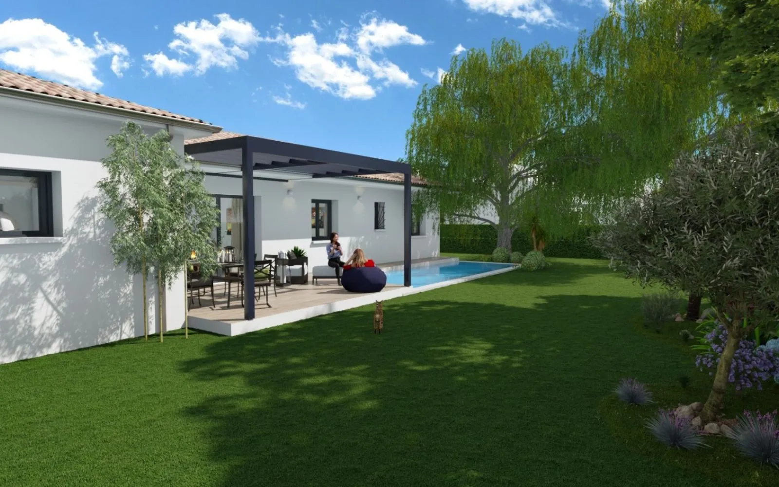 Projet de construction d'une maison 87 m² avec terrain à VERDALLE (81) à Verdalle — photo 2