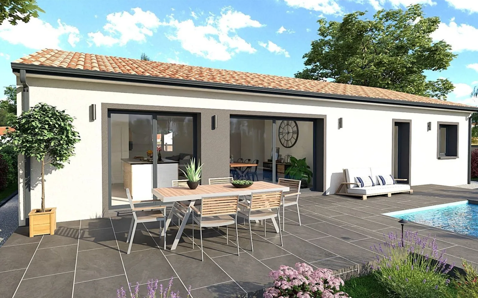 Projet de construction d'une maison 108 m² avec terrain à VERDALLE (81) à Verdalle — photo 2