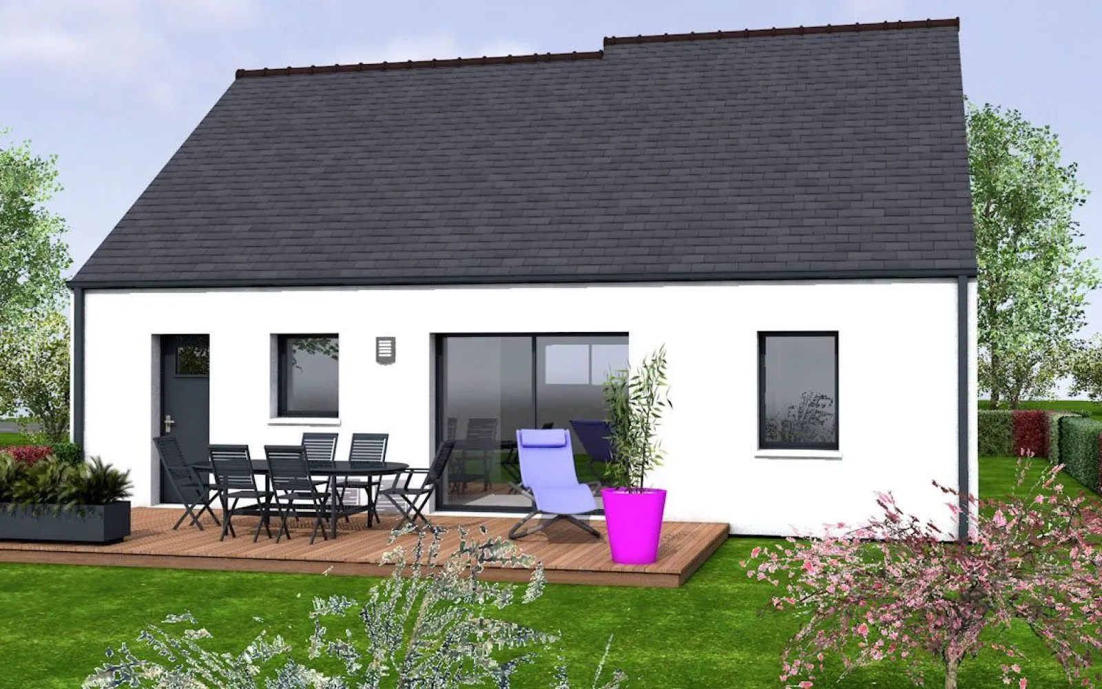 Maison 107.6 m² avec terrain à NOYANT-LA-GRAVOYERE (49) à Noyant-la-Gravoyère — photo 2