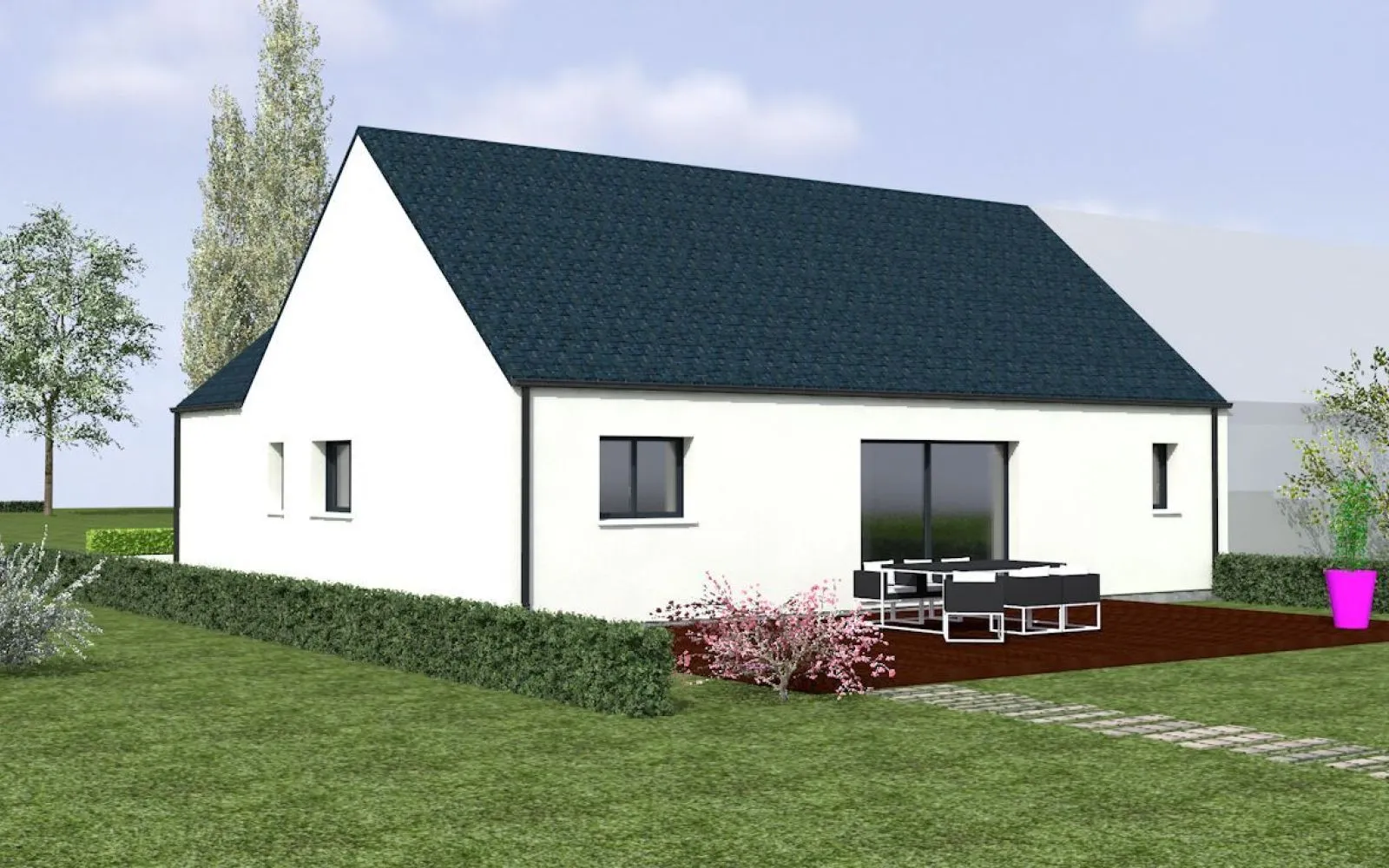Maison 90.2 m² avec terrain à NOYANT-LA-GRAVOYERE (49) à Noyant-la-Gravoyère — photo 2