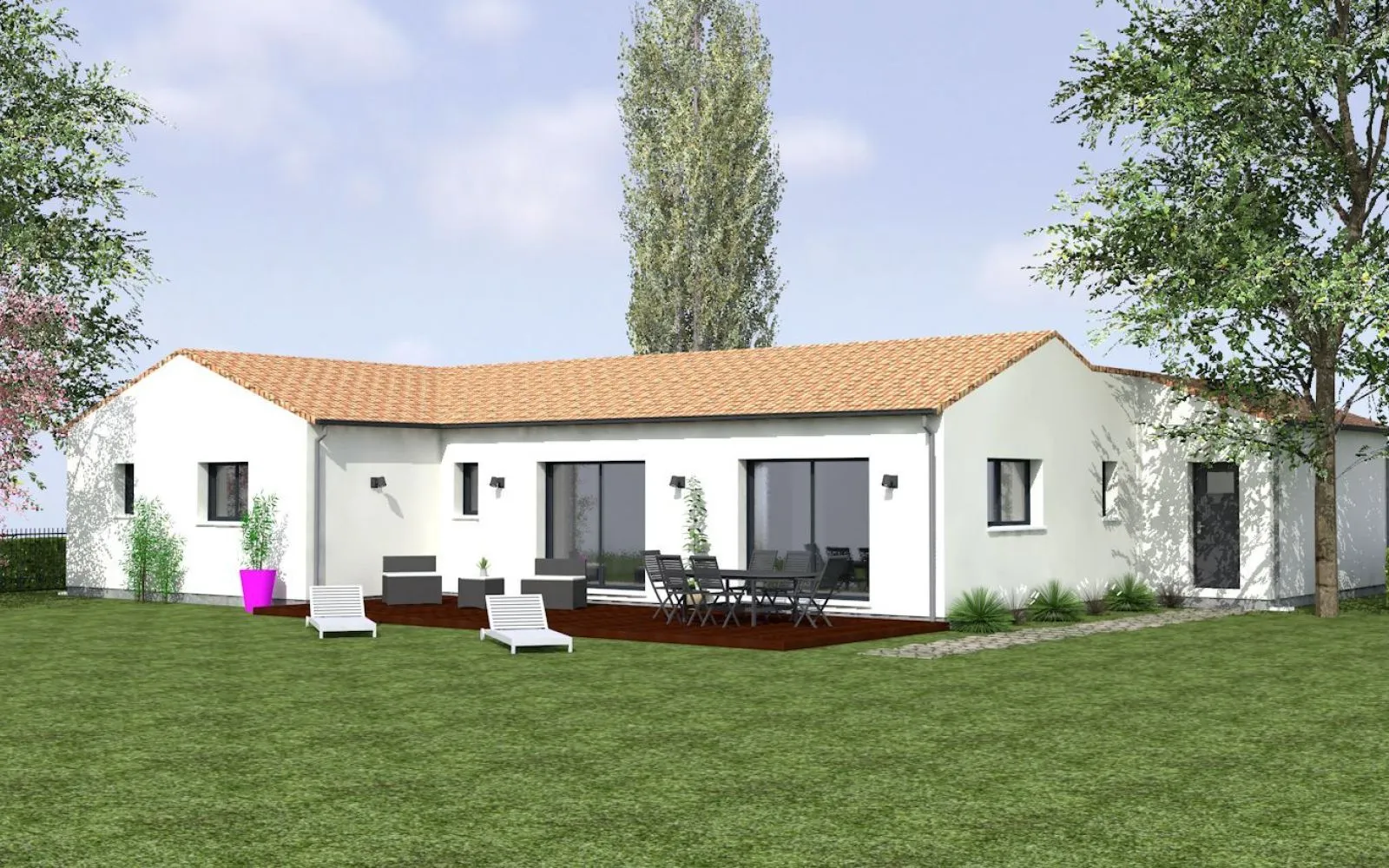 Maison 118.32 m² avec terrain à GENESTON (44) à Geneston — photo 2