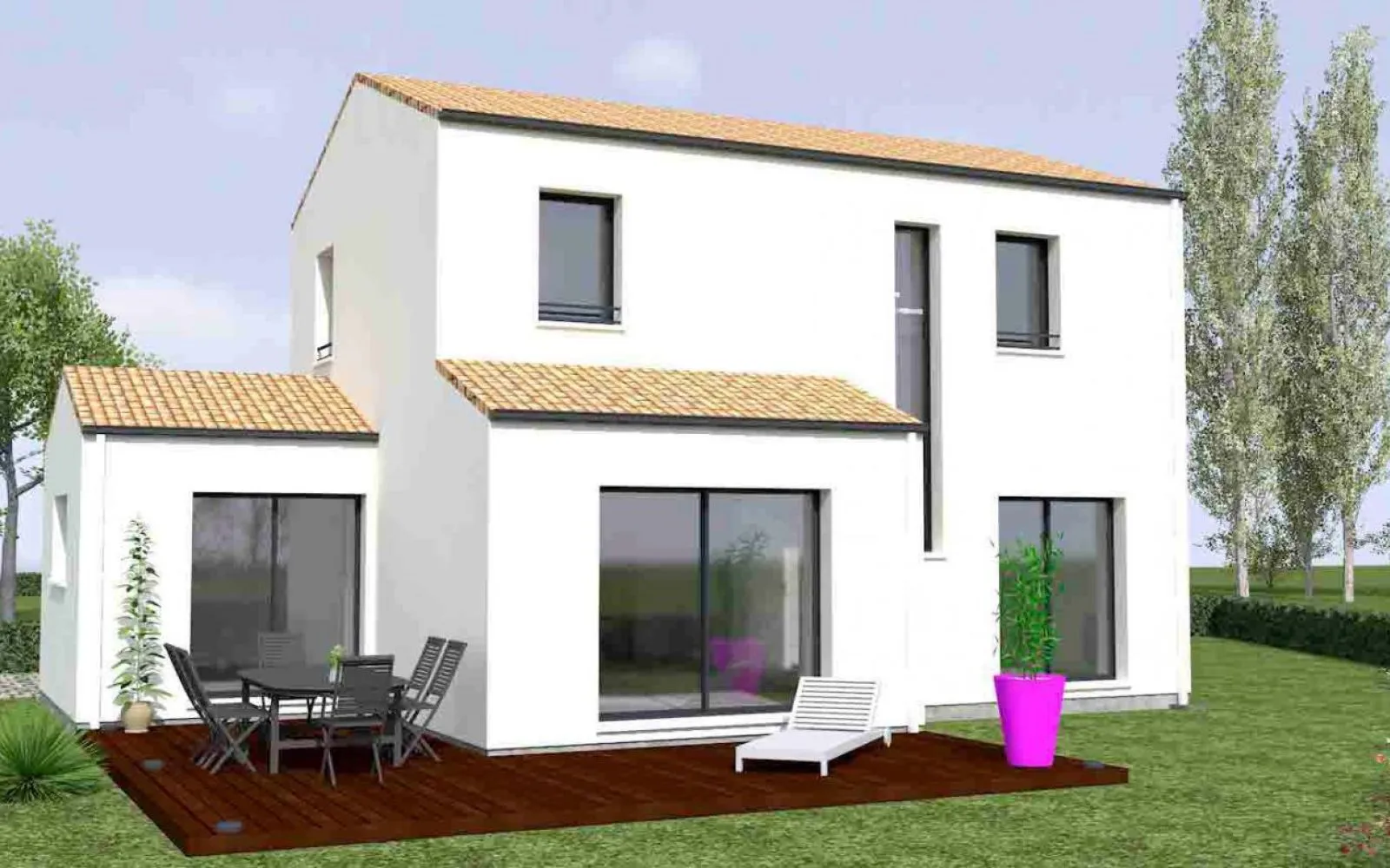 Maison 114.5 m² avec terrain à SAINT-AIGNAN-GRANDLIEU (44) à Saint-Aignan-Grandlieu — photo 2
