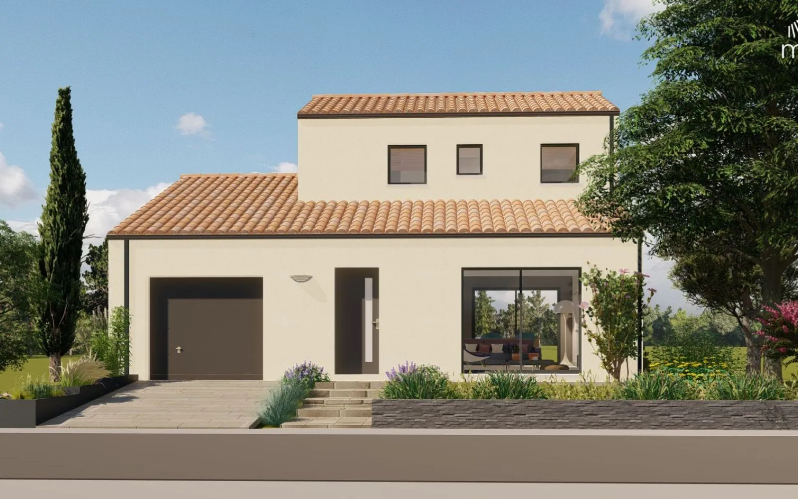 Maison 95.77 m² avec terrain à LA CHEVROLIERE (44) à La Chevrolière — photo 1