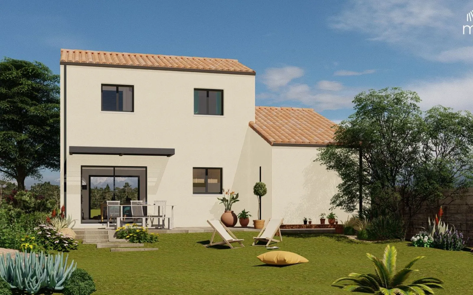 Maison 95.77 m² avec terrain à LA CHEVROLIERE (44) à La Chevrolière — photo 2