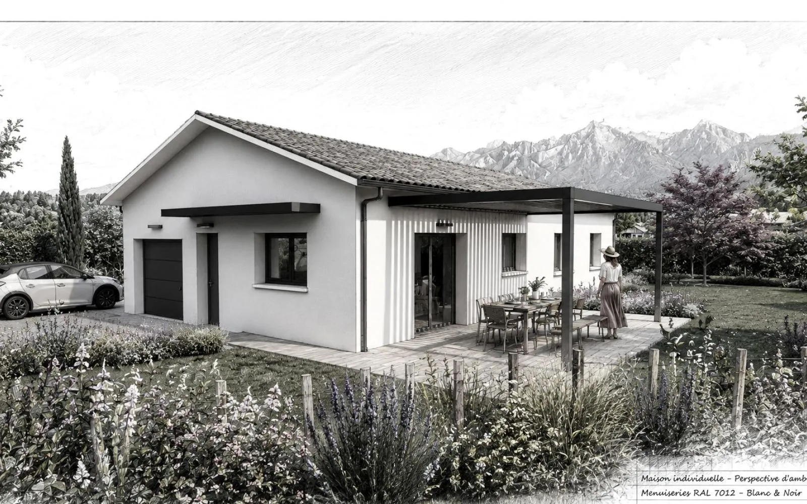 Projet de construction d'une maison 95 m² avec terrain à PERREX (01) à Perrex — photo 1