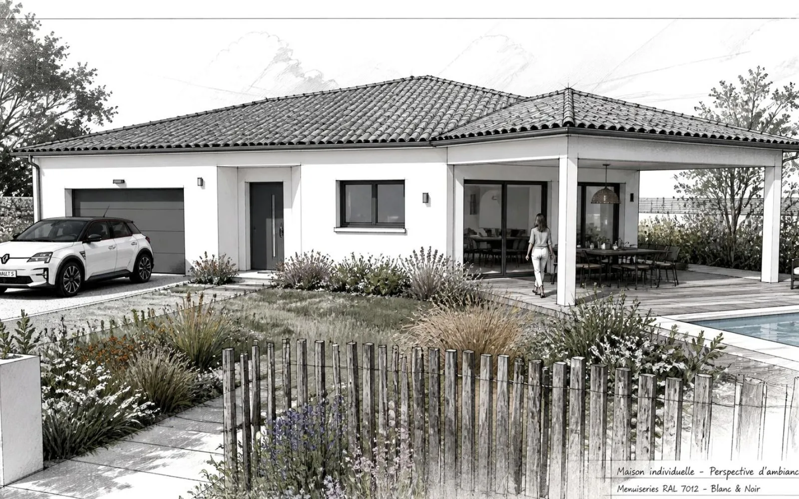 Projet de construction d'une maison 93 m² avec terrain à PERREX (01) à Perrex — photo 1