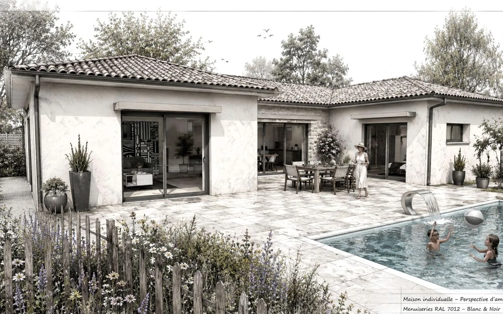 Projet de construction d'une maison 95 m² avec terrain à PERREX (01) à Perrex — photo 1