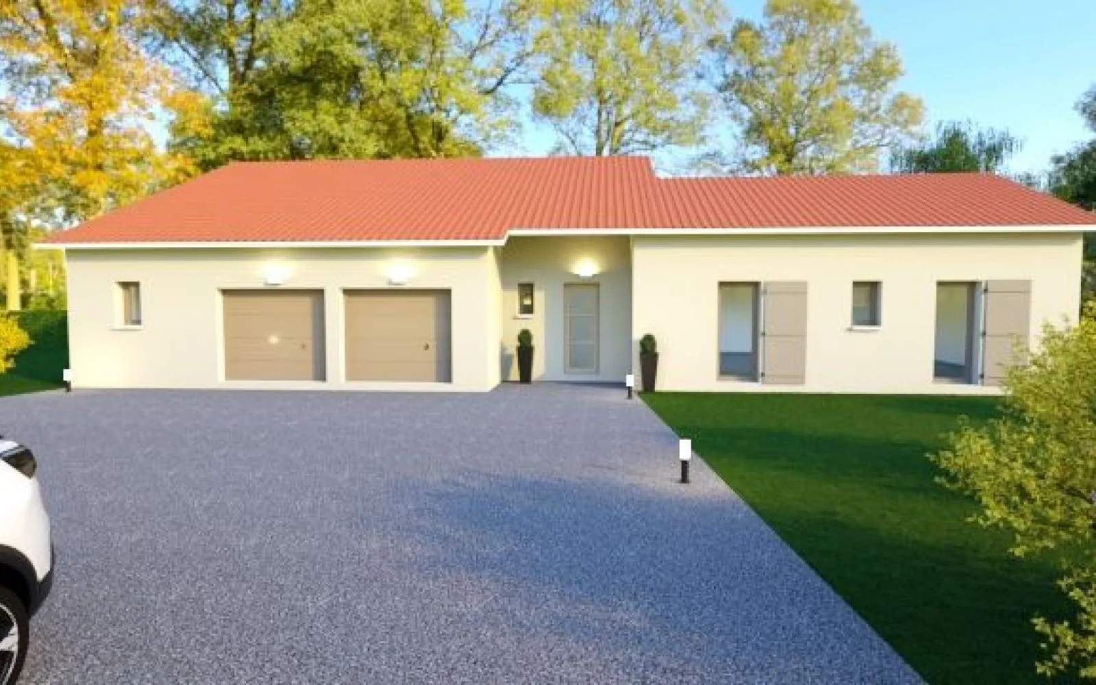 Projet de construction d'une maison 170 m² avec terrain à SAINT-JULIEN-SUR-VEYLE (01) à Saint-Julien-sur-Veyle — photo 1