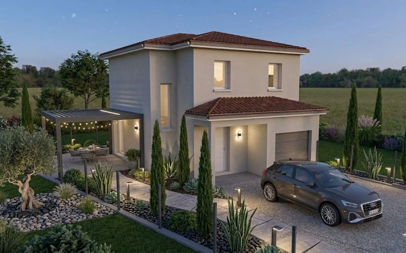 Projet de construction d'une maison 91 m² avec terrain à BELIGNEUX (01) à Beligneux — photo 1