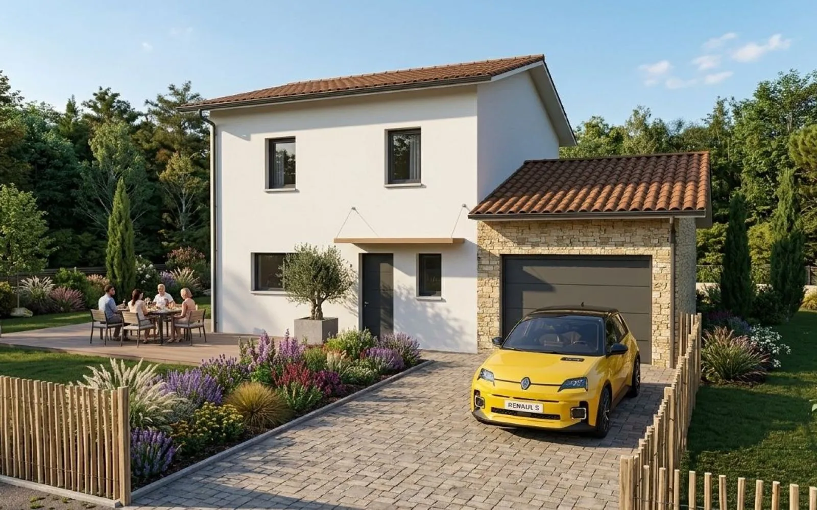Projet de construction d'une maison 90 m² avec terrain à PERREX (01) à Perrex — photo 1