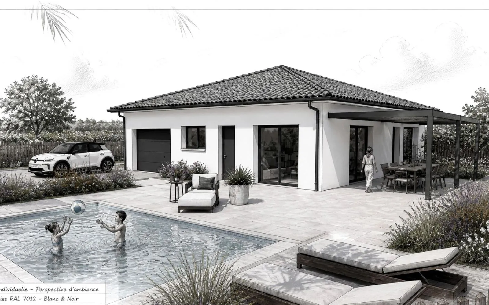 Projet de construction d'une maison 87 m² avec terrain à PERREX (01) à Perrex — photo 1