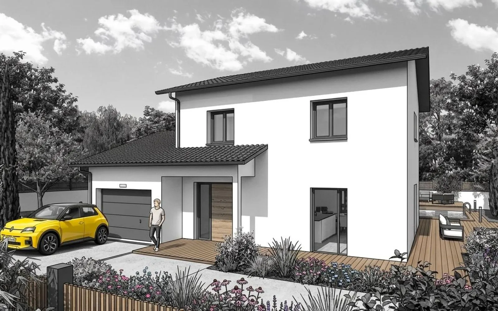 Projet de construction d'une maison 113 m² avec terrain à PERREX (01) à Perrex — photo 1