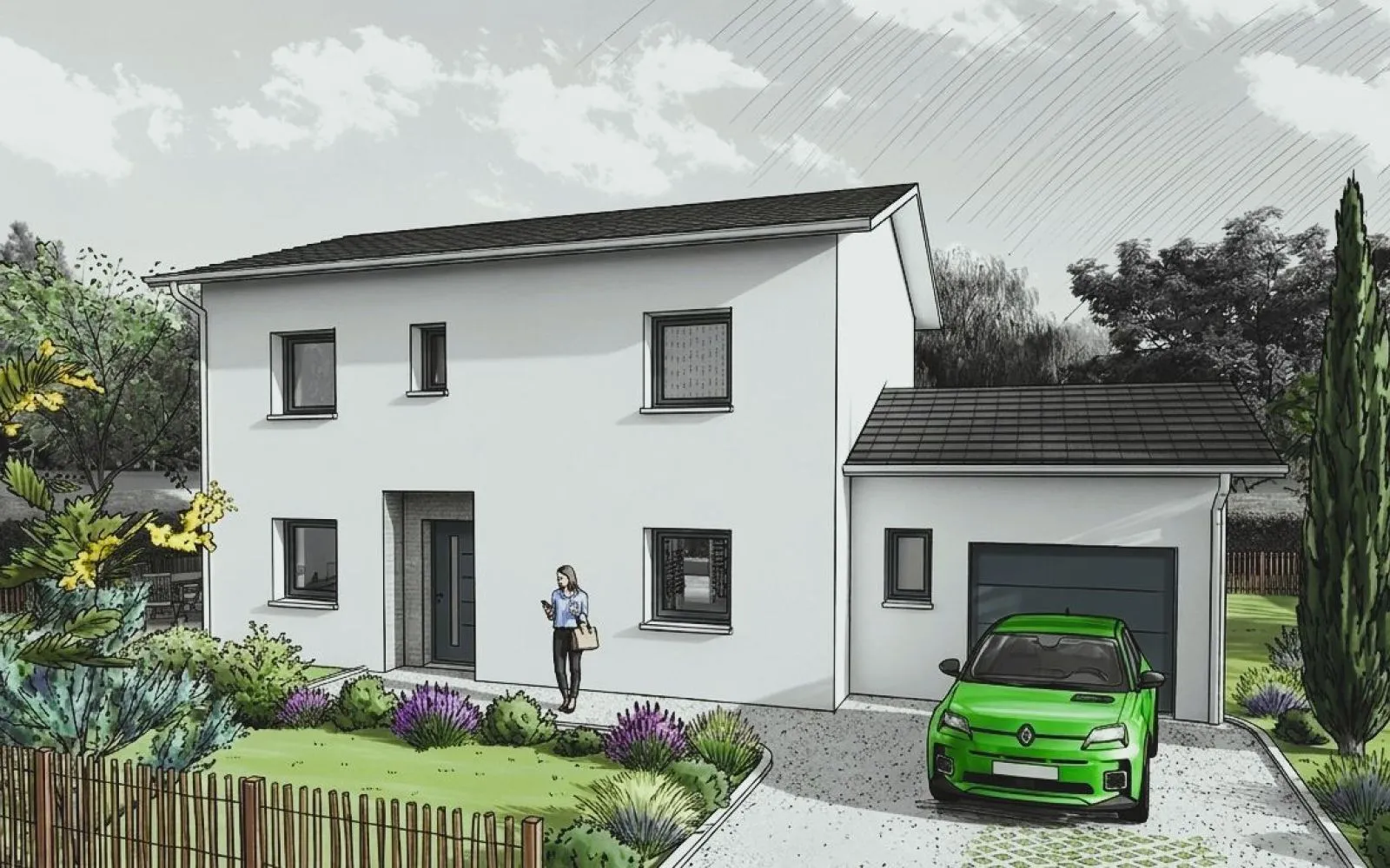 Projet de construction d'une maison 127 m² avec terrain à PERREX (01) à Perrex — photo 1