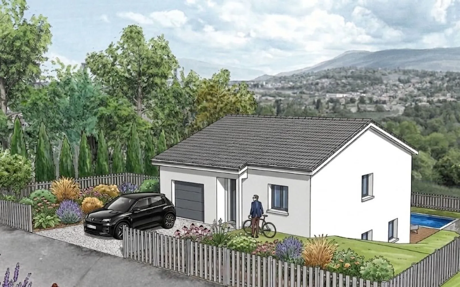 Projet de construction d'une maison 122 m² avec terrain à PERREX (01) à Perrex — photo 1