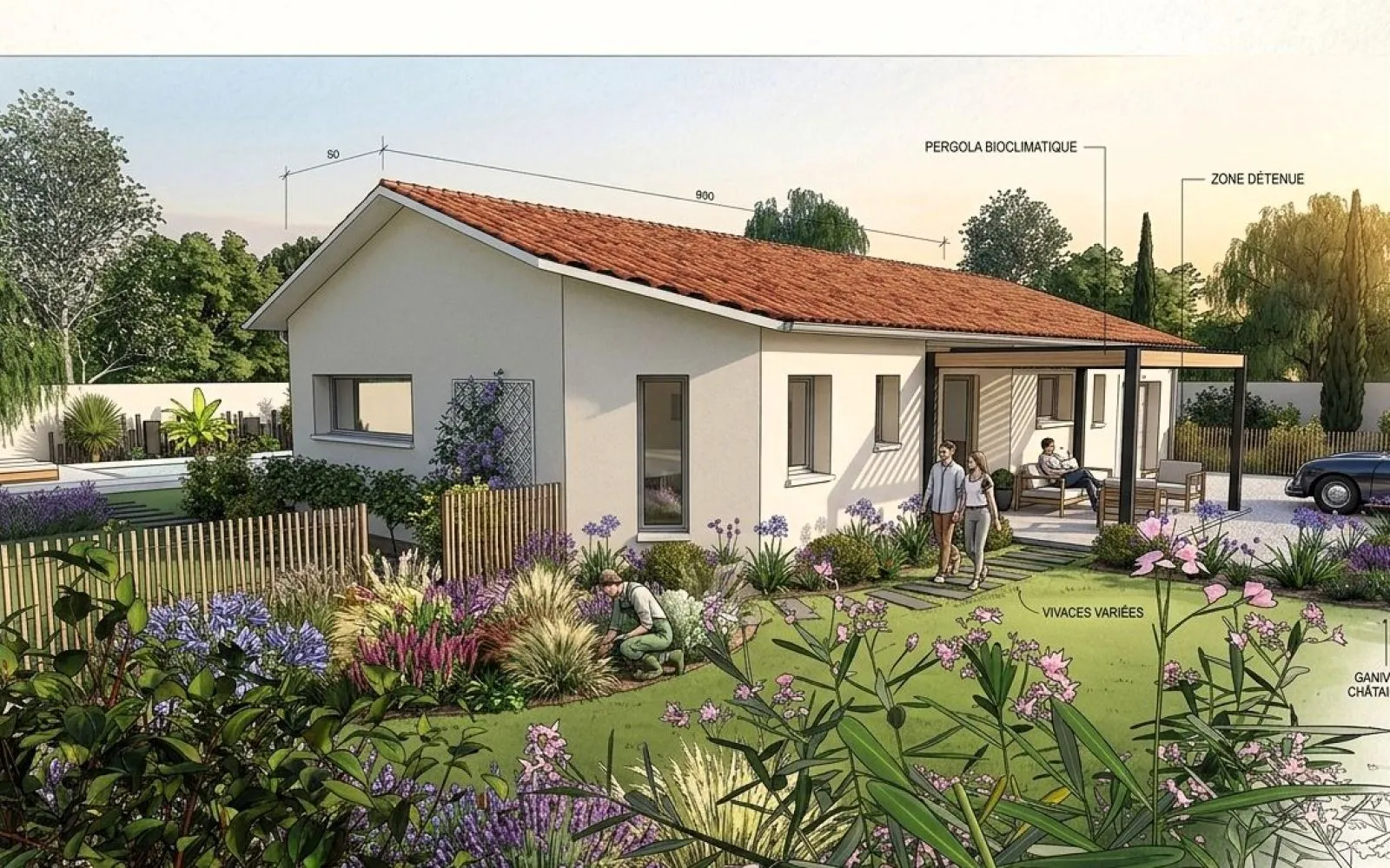 Projet de construction d'une maison 134 m² avec terrain à PERREX (01) à Perrex — photo 1