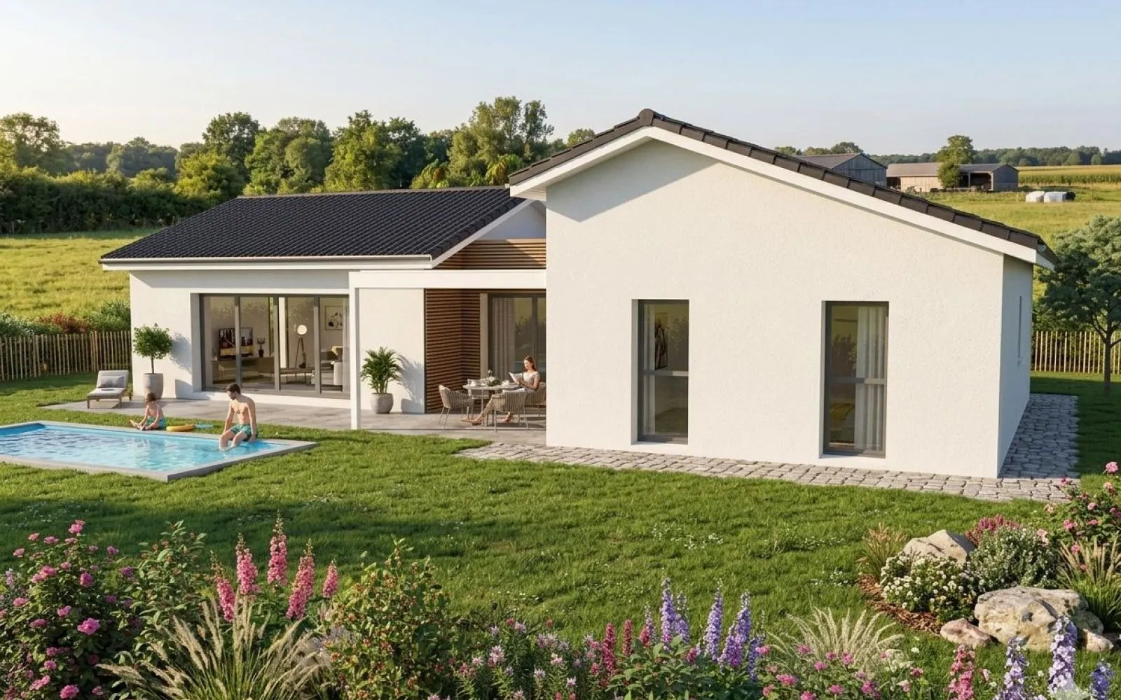 Projet de construction d'une maison 115 m² avec terrain à PRISSE (71) à Prissé — photo 3