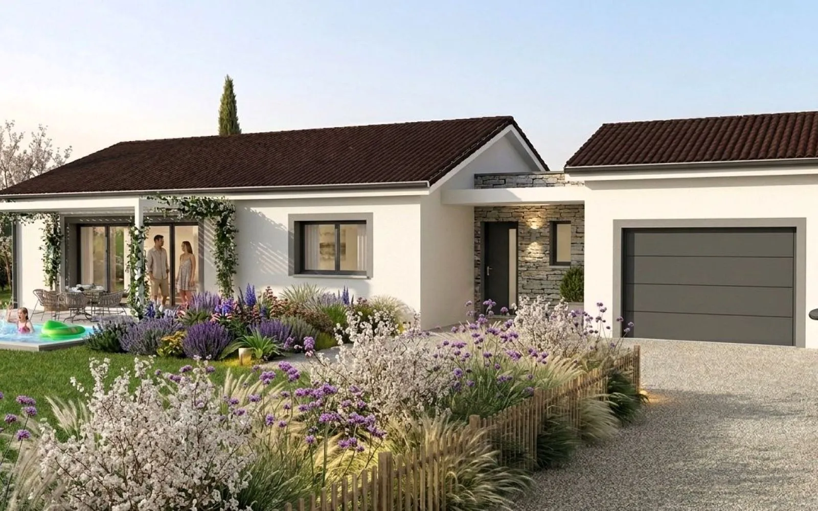 Projet de construction d'une maison 101 m² avec terrain à SAINT-SYMPHORIEN-D'ANCELLES (71) à Saint-Symphorien-d'Ancelles — photo 2
