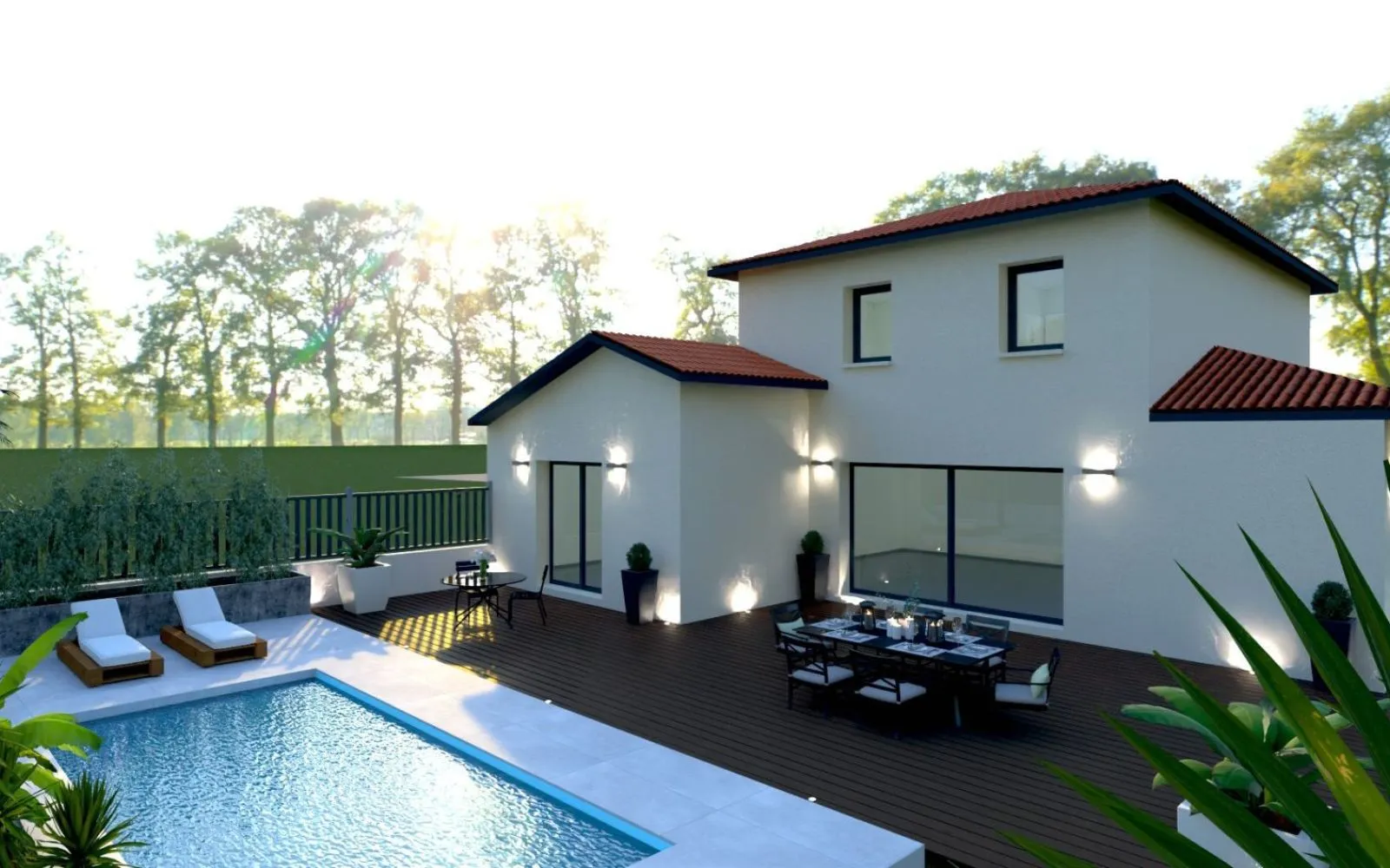 Projet de construction d'une maison 139 m² avec terrain à REVONNAS (01) à Revonnas — photo 1