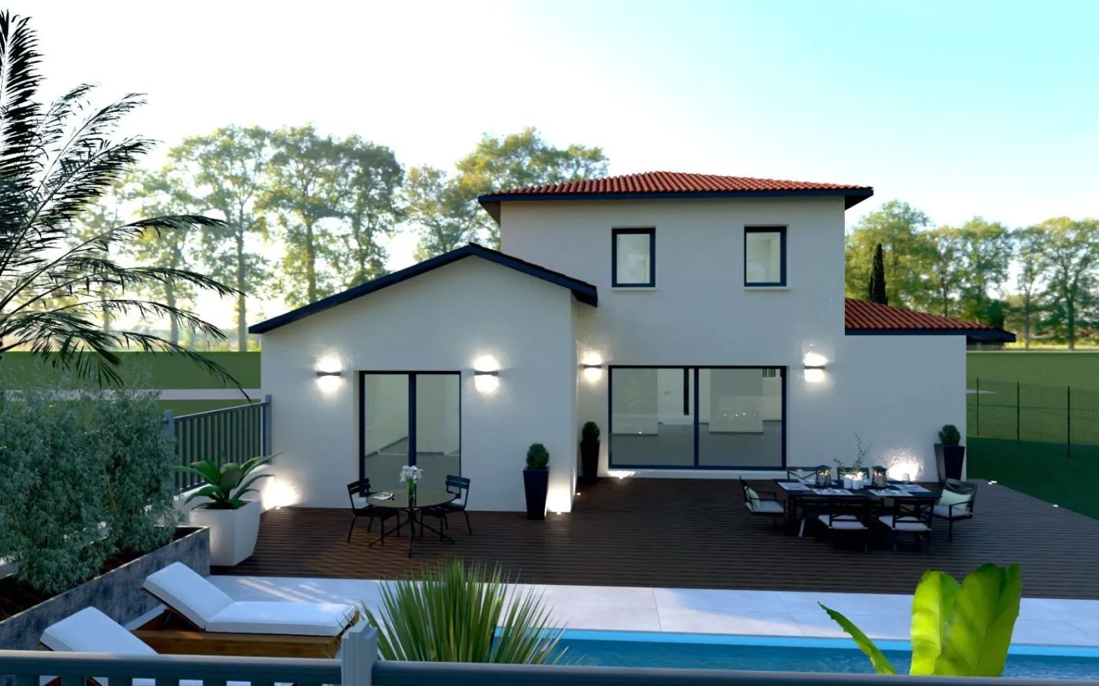 Projet de construction d'une maison 139 m² avec terrain à REVONNAS (01) à Revonnas — photo 4