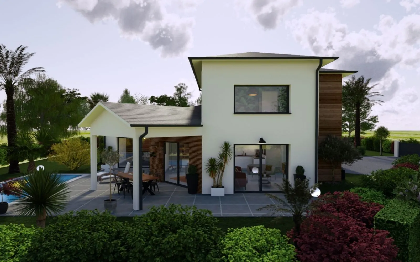 Projet de construction d'une maison 110 m² avec terrain à SAINT-DIDIER-DE-FORMANS (01) à Saint-Didier-de-Formans — photo 1